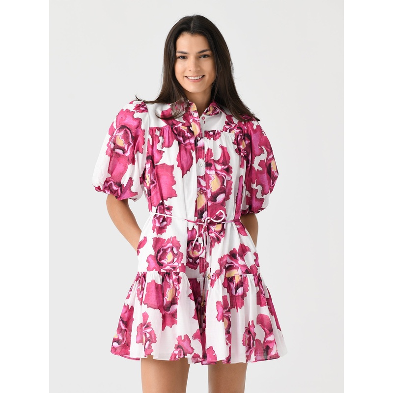 AJE Women’s Eliza Smock Mini Dress