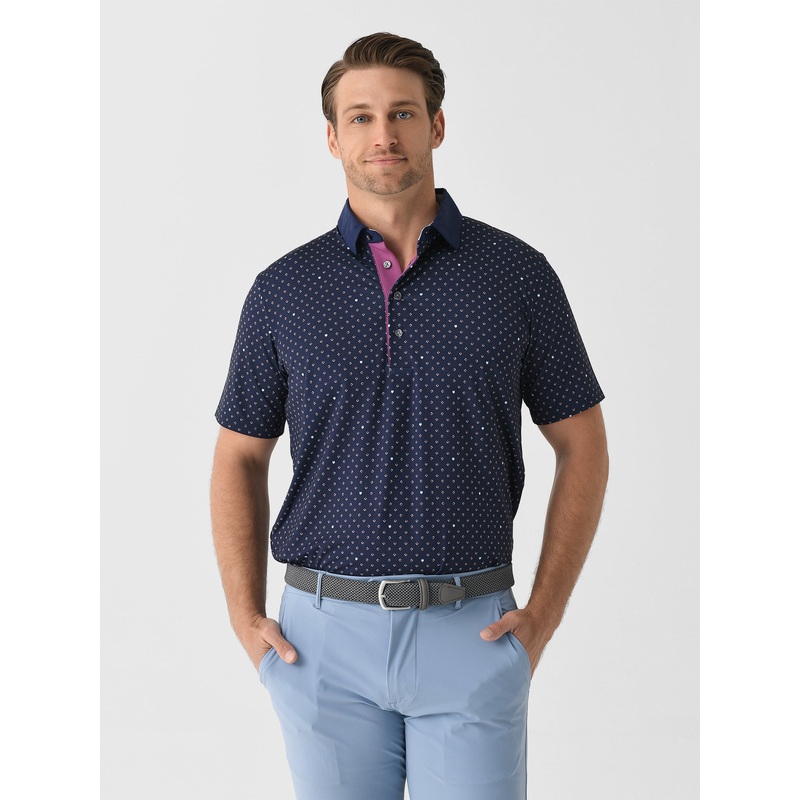 Greyson Men’s G Squared Polo|S|M|L|XL|XXL|MALTESE BLUE