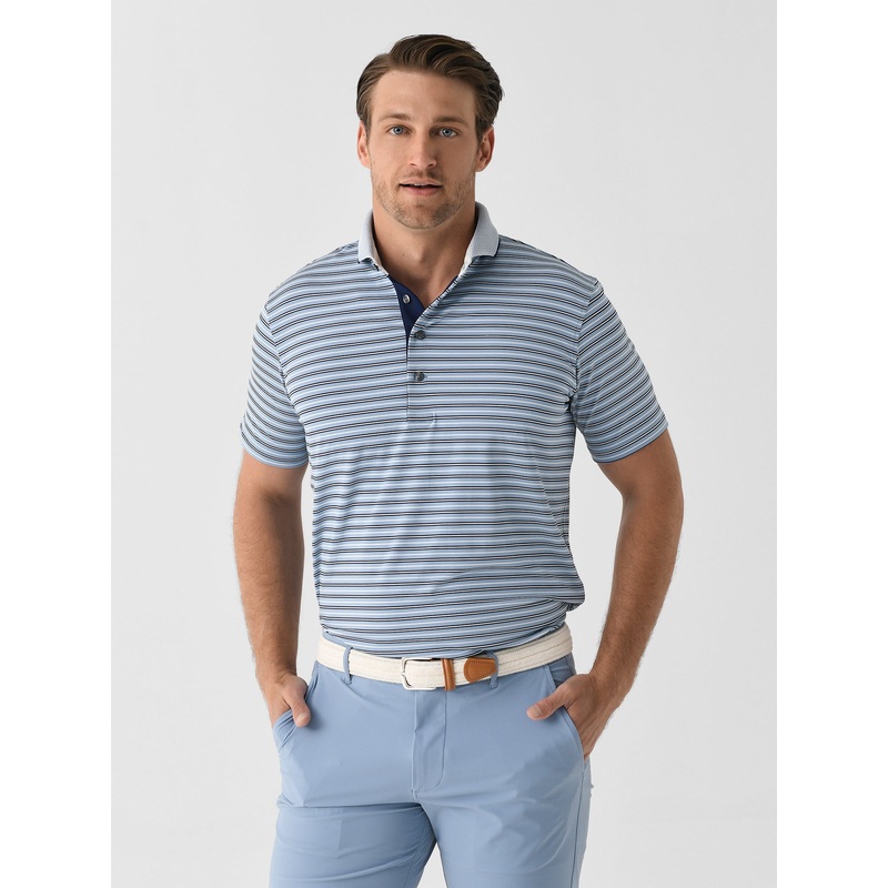 Greyson Men’s Moab Polo|S|M|L|XL|XXL|BONNEVILLE/MALTESE BLUE