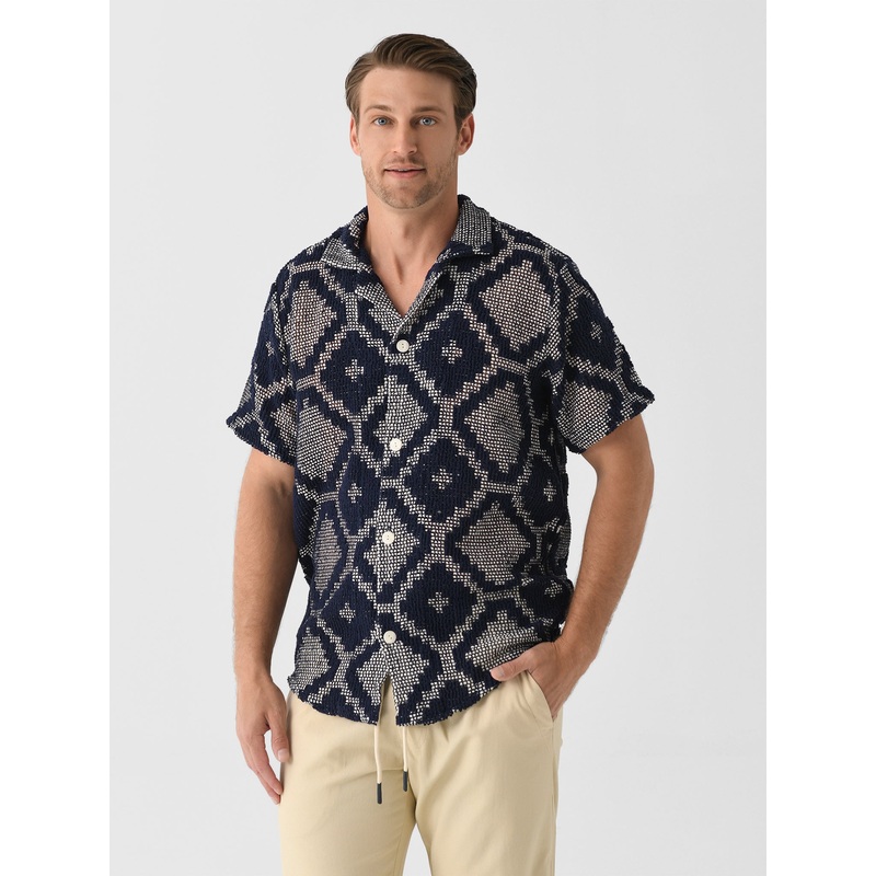 OAS Men’s Trastevere Cuba Crochet Shirt