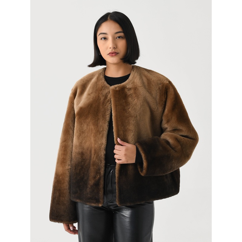 Shoreditch Ski Club Women’s Iris Brae Shearling Jacket
