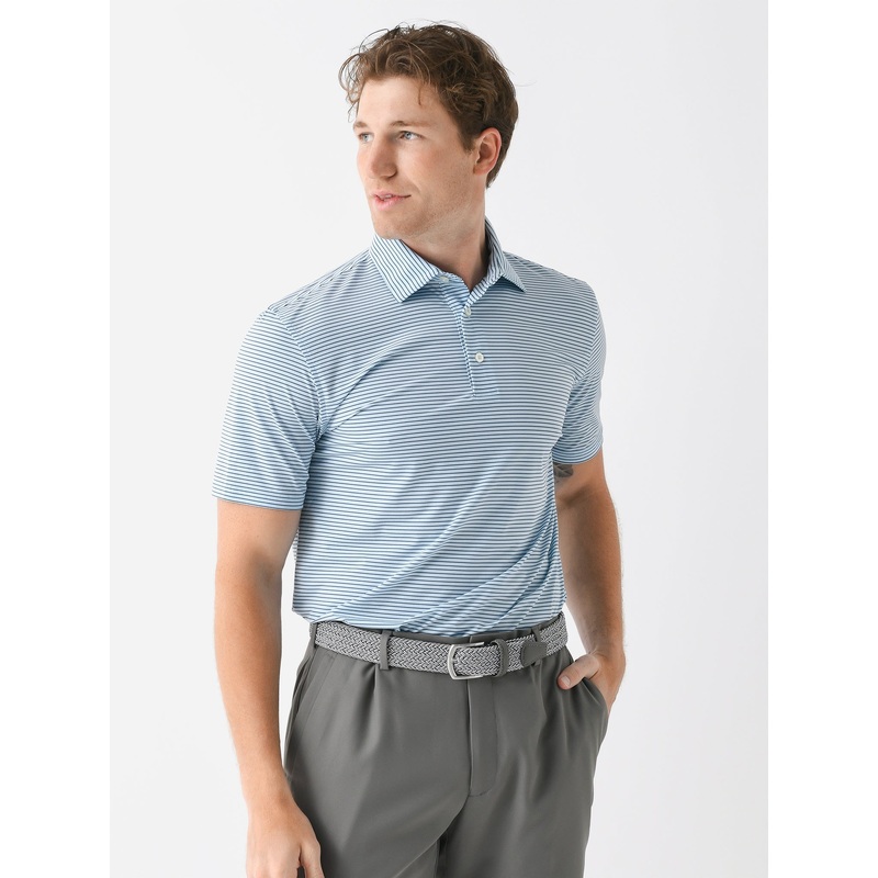 Southern Tide Men’s Brrr-eeze Baytop Stripe Performance Polo