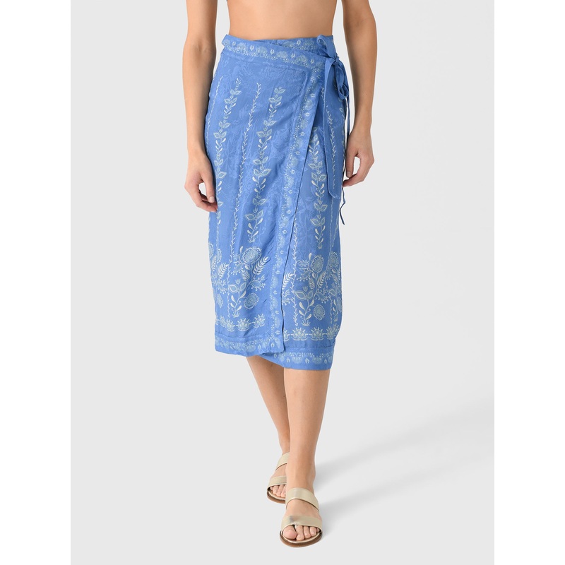 Agua By Agua Bendita Women’s Luna Midi Floritura Pareo
