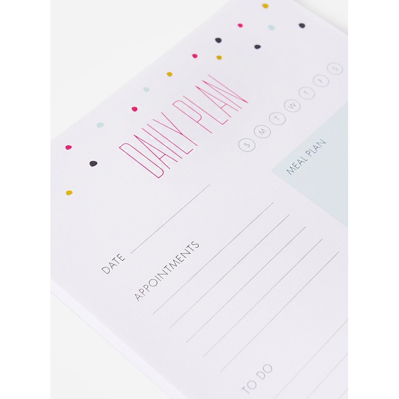 Graphic Anthology Daily Plan Note Pad