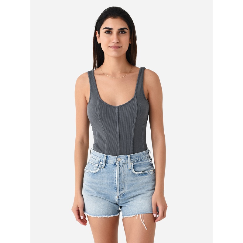 Agolde Women’s Elna Bodysuit|M|GRAPEFRUIT