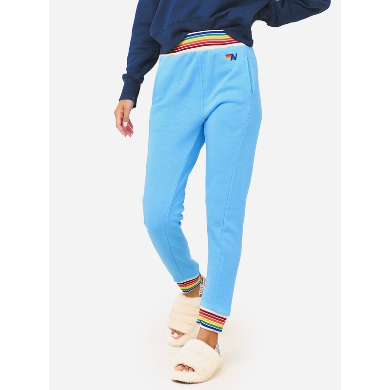 Aviator Nation Women’s Rainbow Rib Sweatpant
