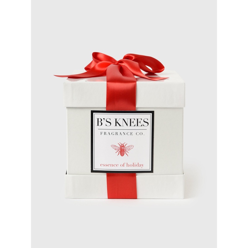 B’s Knees Frosted White Gold 3-Wick Candle