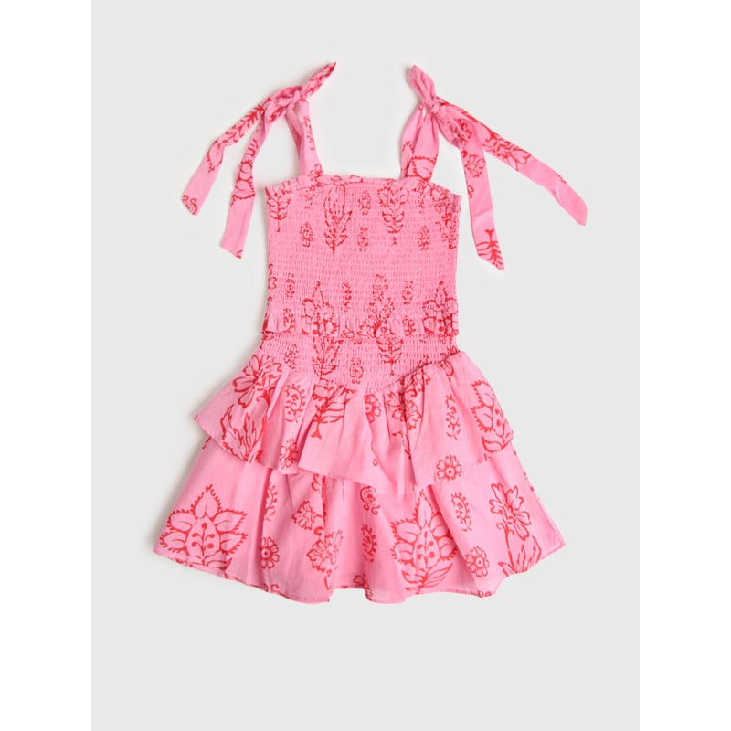 J. Marie Girls’ Scarlett Tie Strap Dress
