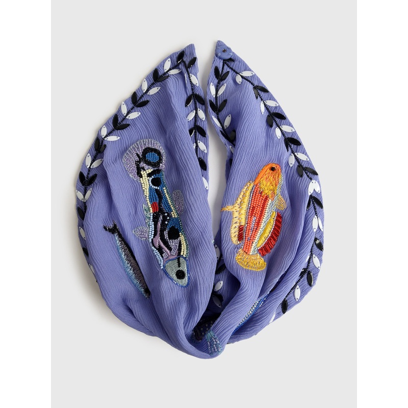 Mignonne Gavigan Pececito Scarf Necklace