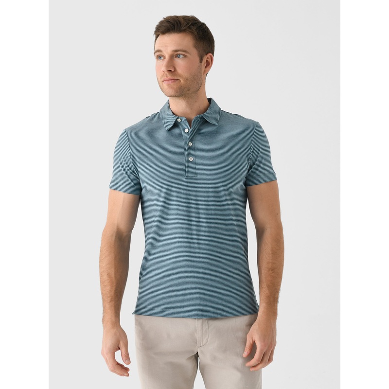 Billy Reid Men’s Stripe Pensacola Polo