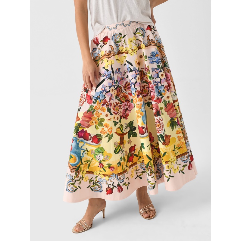 Farm Rio Women’s Garden Terrace Midi Skirt