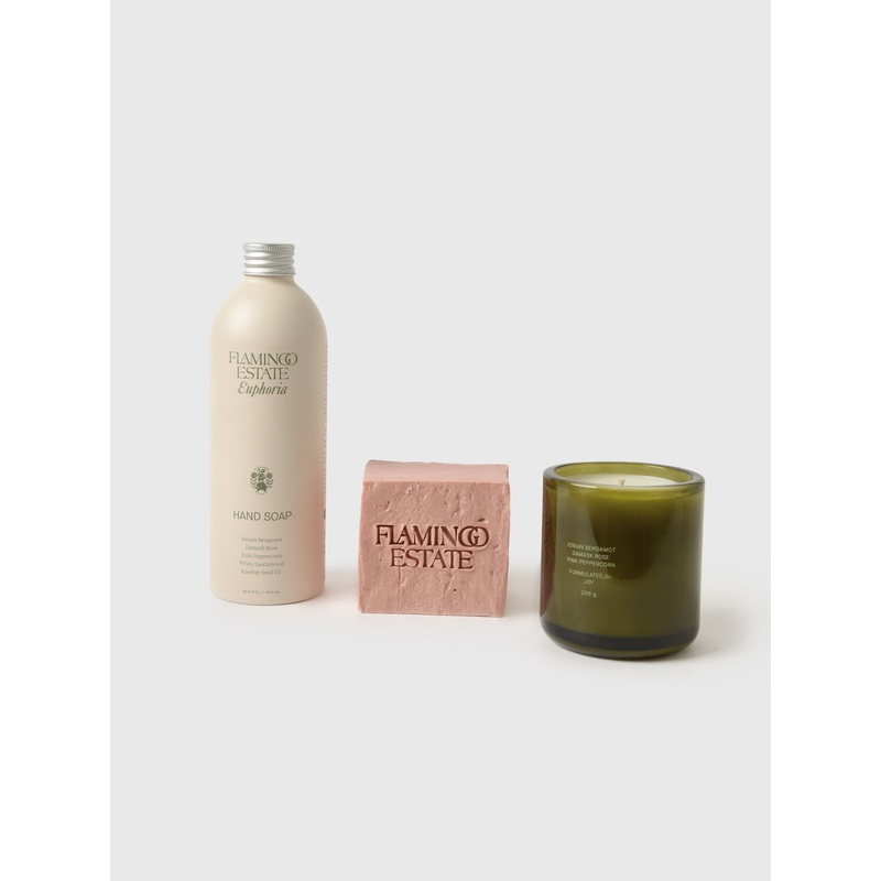 Flamingo Estate Jasmine + Rose Bath Set