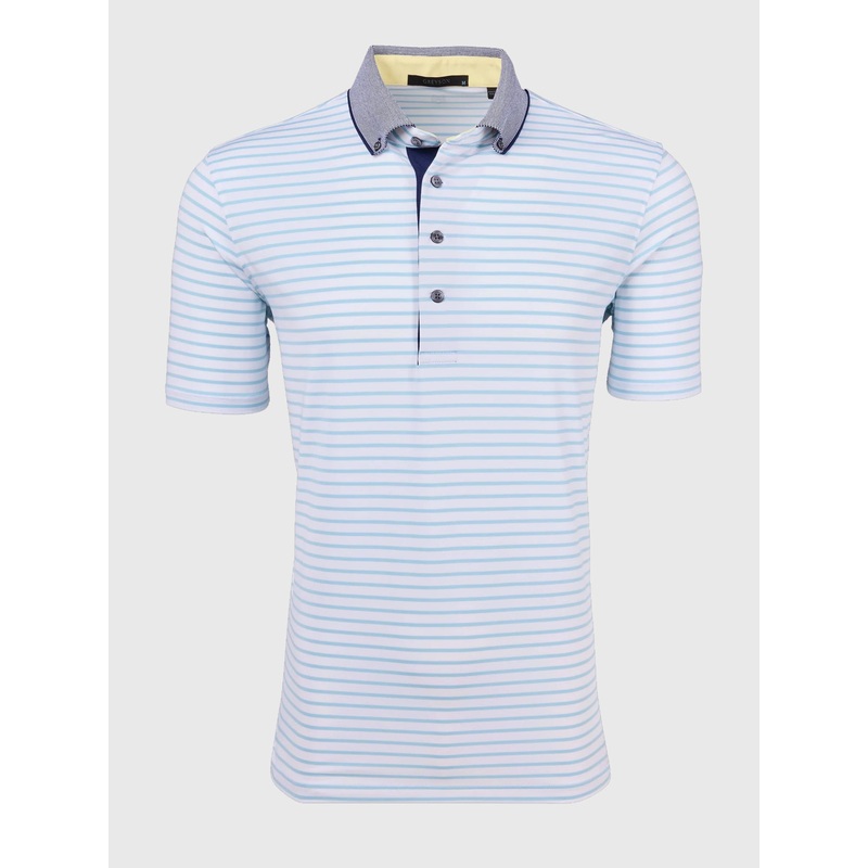Greyson Men’s Torrey Polo|S|M|L|XL|XXL|ARCTIC/TOPAZ