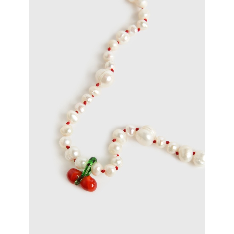 Maison Irem Pearl Cherry Necklace