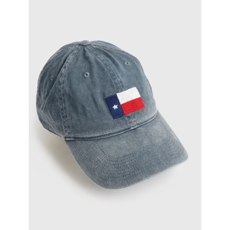 Smathers + Branson Texas Flag Needlepoint Hat