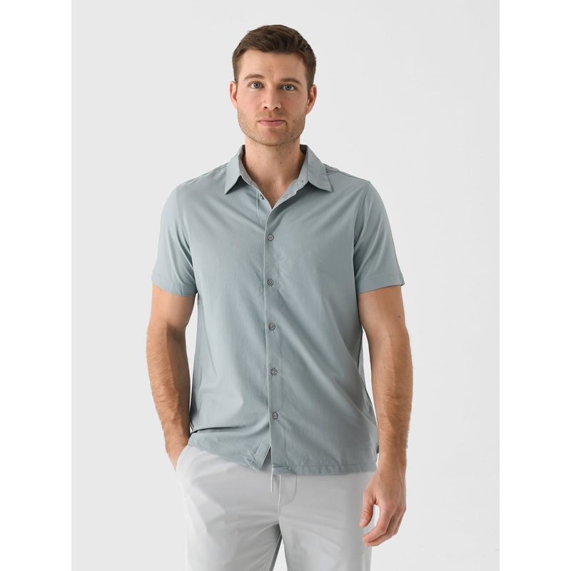 Vuori Men’s Short Sleeve Manhattan Button-Down Shirt