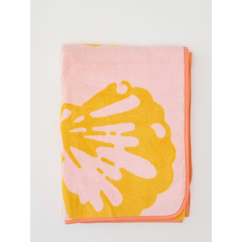 Weezie Beach Towel|O/S|KIWI SQUIGGLE|BLUE SHELL|GREEN STRIPE|PINK SHELL|ROYAL BLUE STRIPE|YELLOW STRIPE