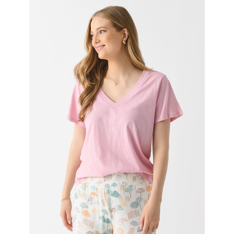 Z Supply Women’s Girlfriend V-Neck Tee