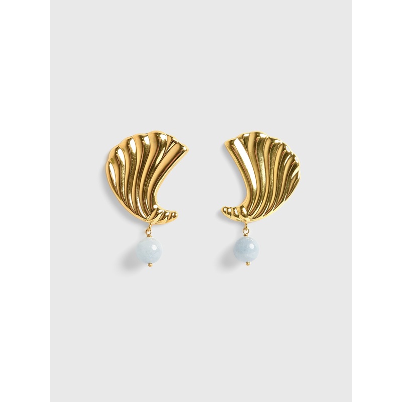 Destree Sonia Croissant Pearl Drop Earrings