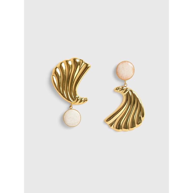 Destree Sonia Croissant Stone Drop Earrings