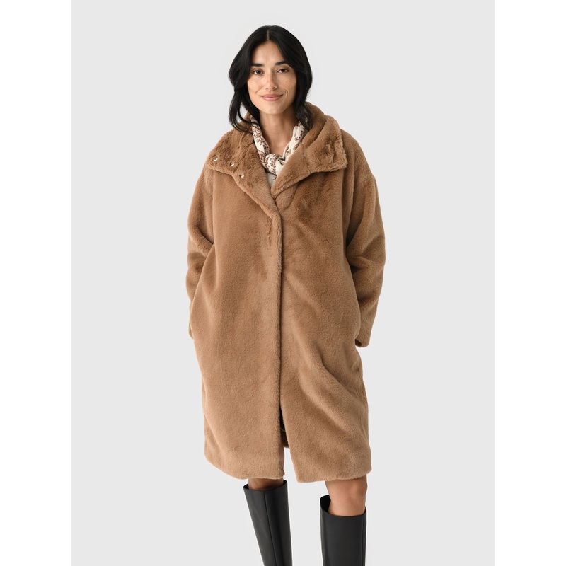 Herno Women’s Faux Fur Half Coat