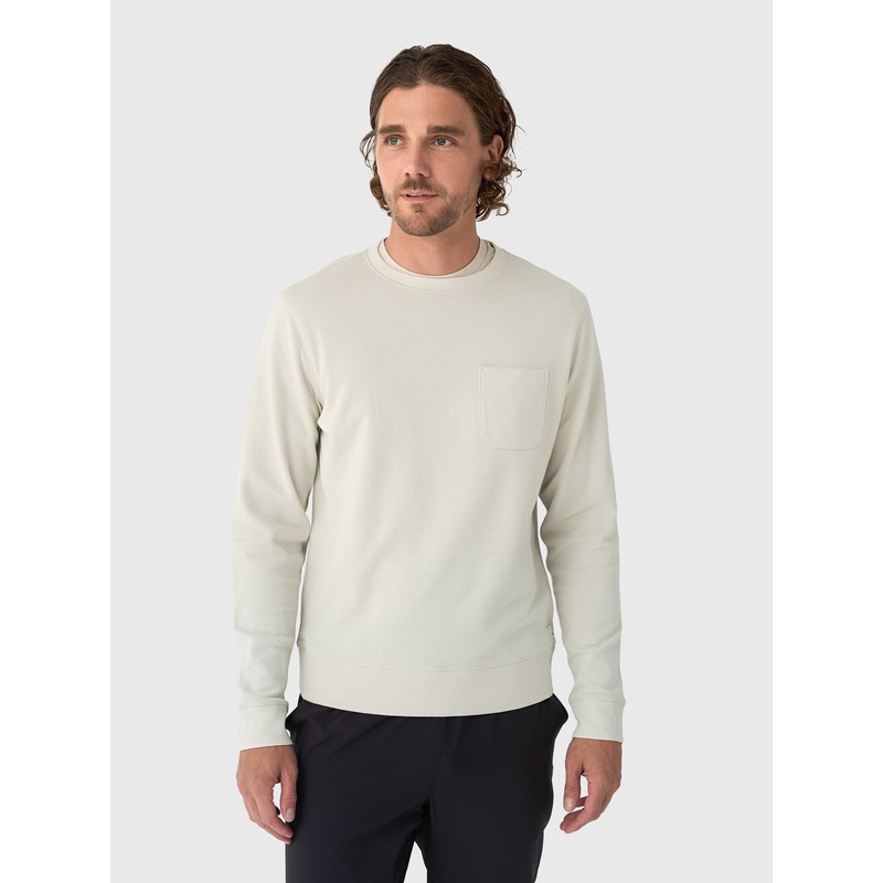 Vuori Men’s Jeffreys Crew 2.0|S|M|L|XL|XXL|WINTER GREY HEATHER