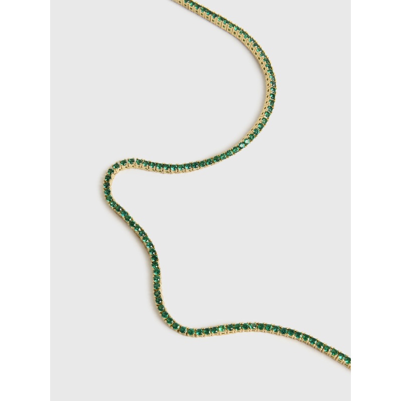Alexa Leigh Green Everyday Tennis Necklace