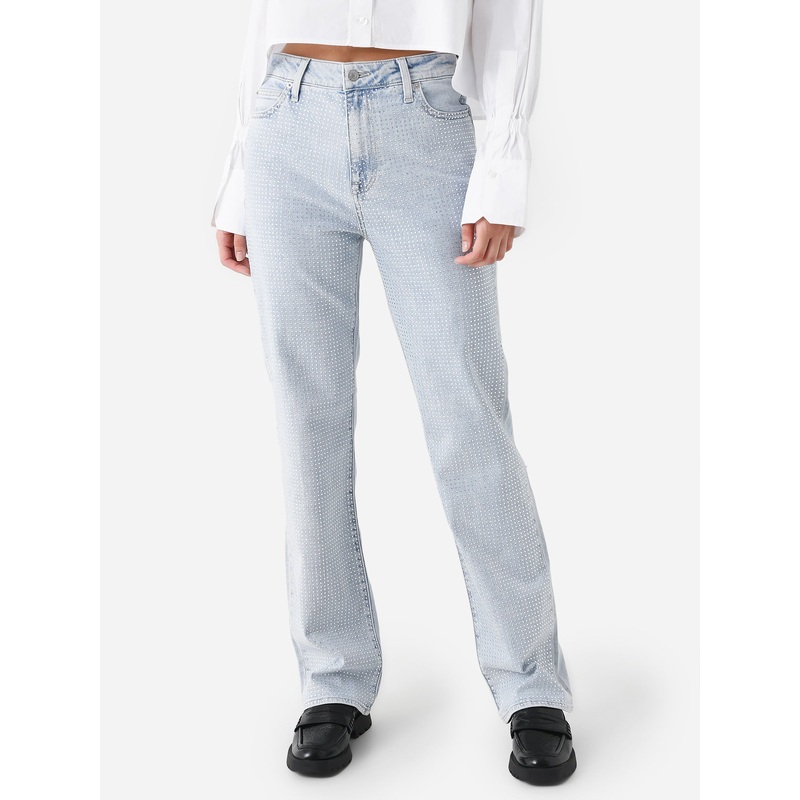 Simkhai Women’s Liam High Rise Straight Jean