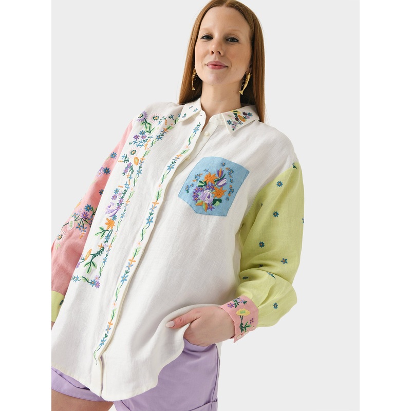Alemais Women’s Willa Embroidered Shirt