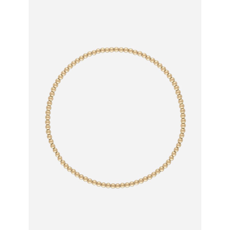 Alexa Leigh 2mm Ball Bracelet|O/S|YELLOW GOLD