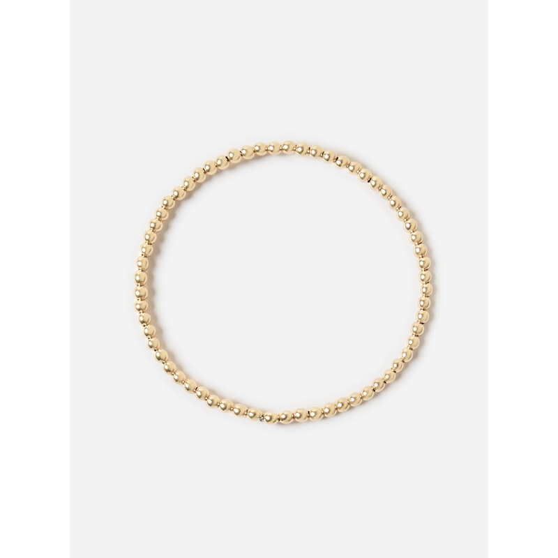 Alexa Leigh 3mm Ball Bracelet|O/S|YELLOW GOLD