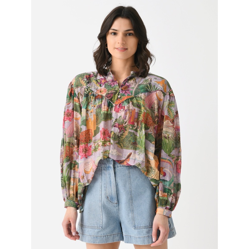 Chufy Women’s Iris Blouse|M|EARTH PINK