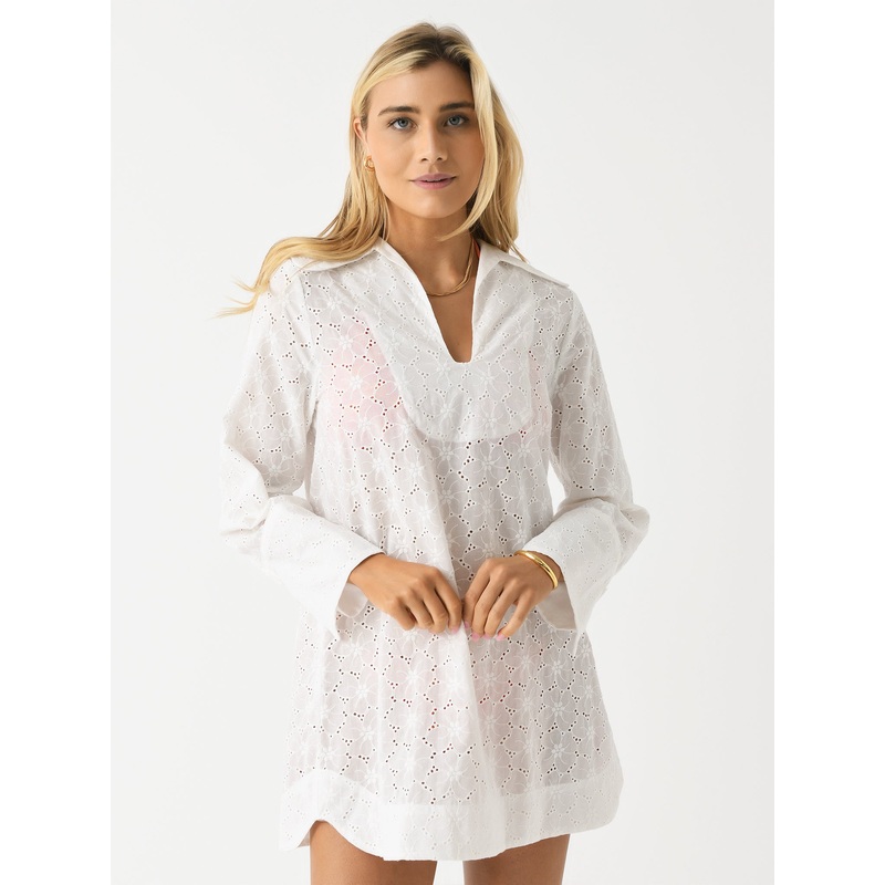 Matthew Bruch Women’s Long Sleeve Popover Tunic