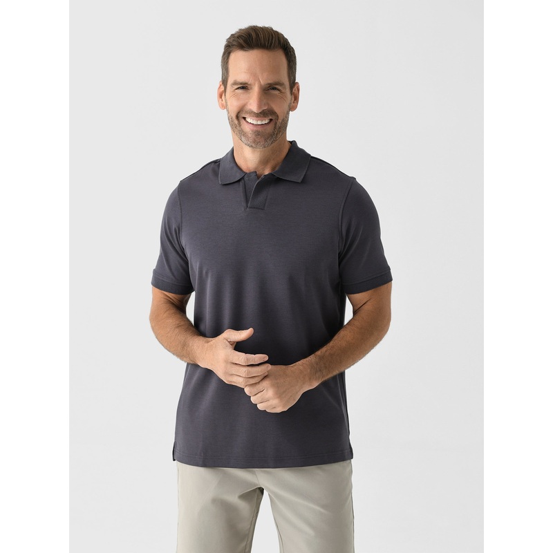 RYE51 Men’s The Yates Polo|S|M|L|XL|XXL|CHARCOAL|GREY