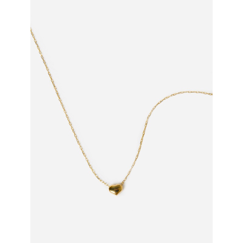 S. Bell Mini Puff Heart Necklace