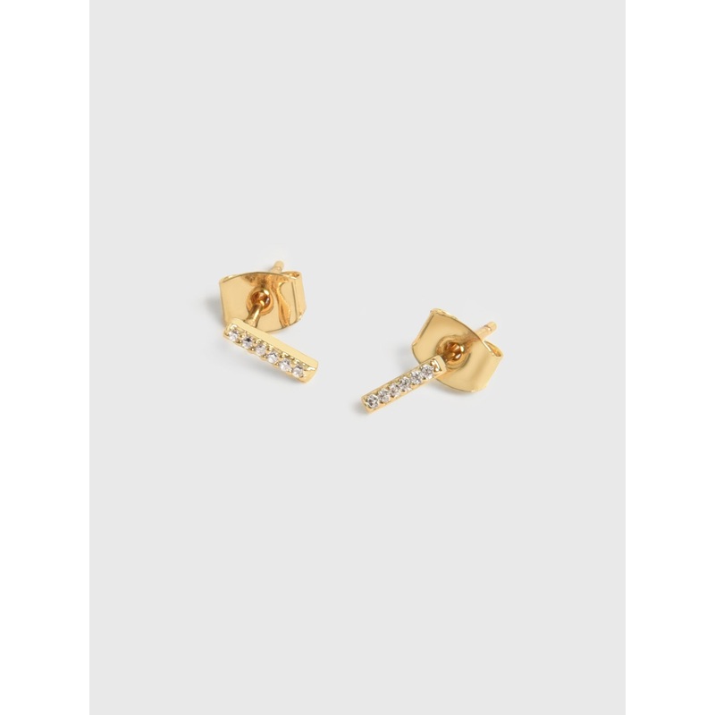 TAI Cubic Zirconia Stick Stud Earrings