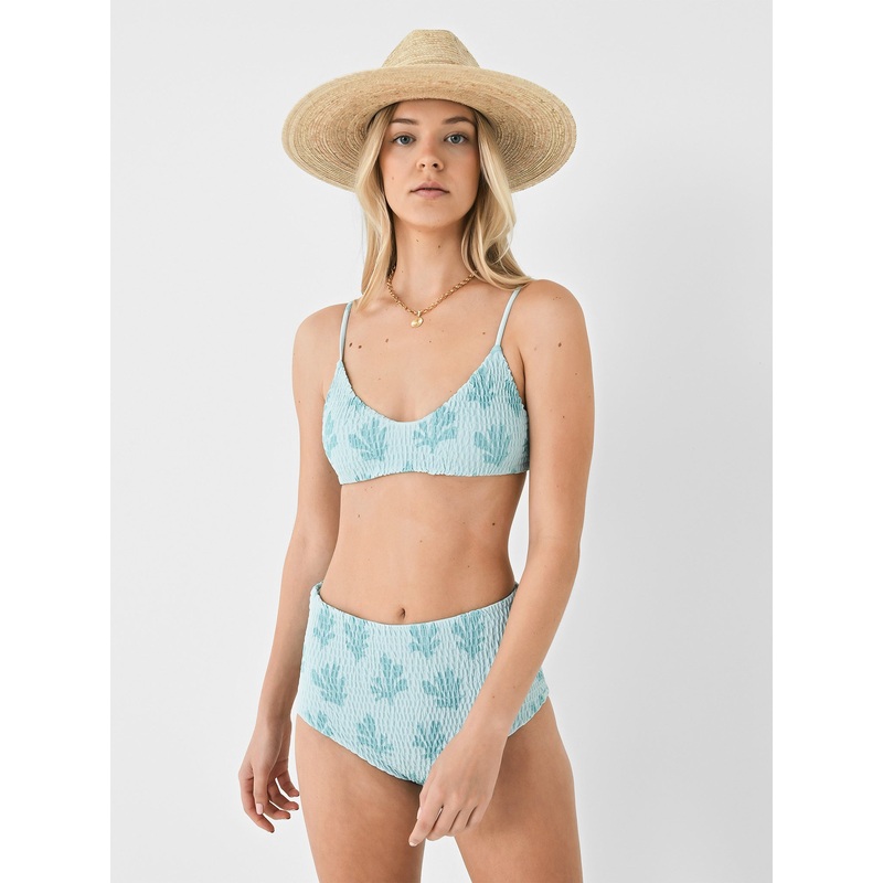 Citrine Women’s Stella Smocked Bikini Top