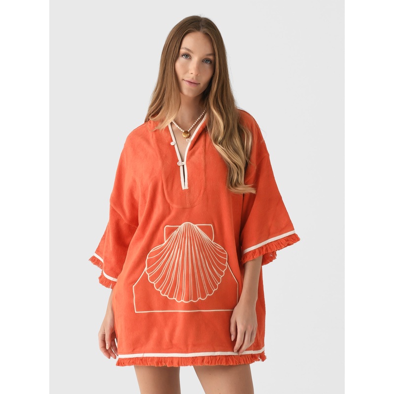 Tombolo Women’s Scallop Beach Towel Top