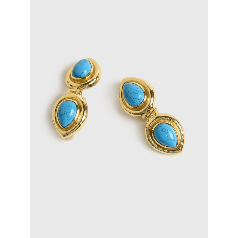 Valere Paula Earrings|O/S|BLUE TURQUOISE