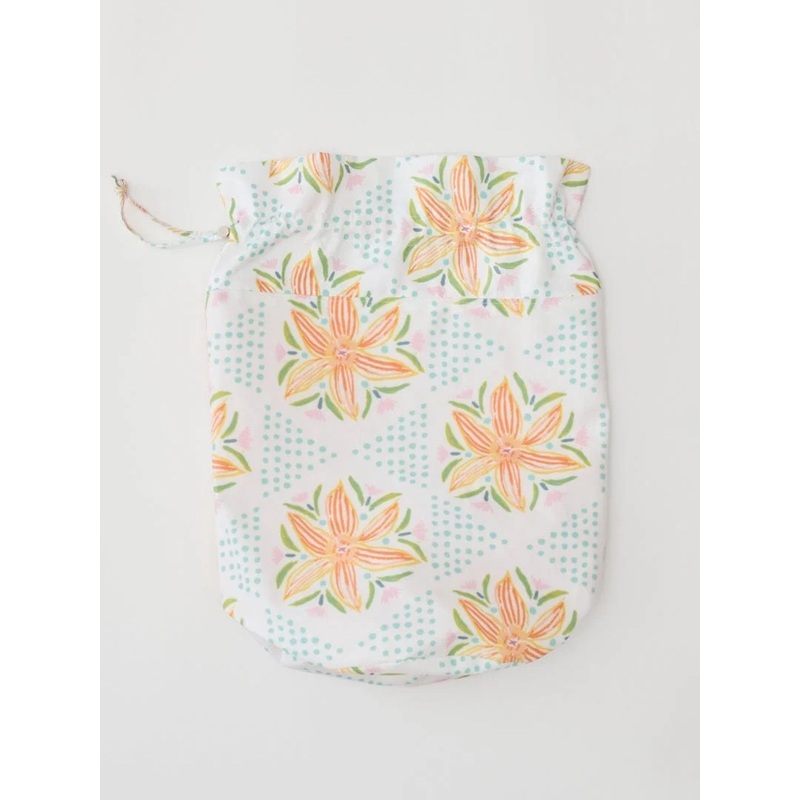 Weezie Bikini Bag|O/S|LULIE SAVANNAH|GREEN BLUE STRIPE