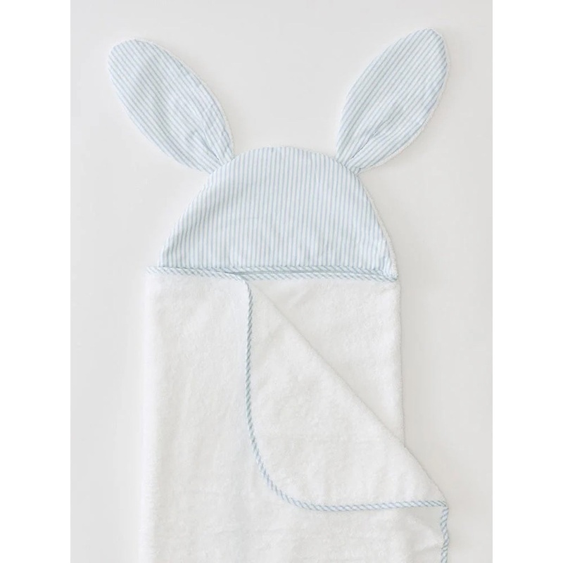 Weezie Kids’ Percale Bunny Hooded Towel