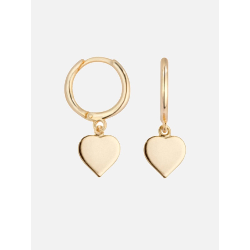 Shashi Heart Huggie Earring|O/S|GOLD