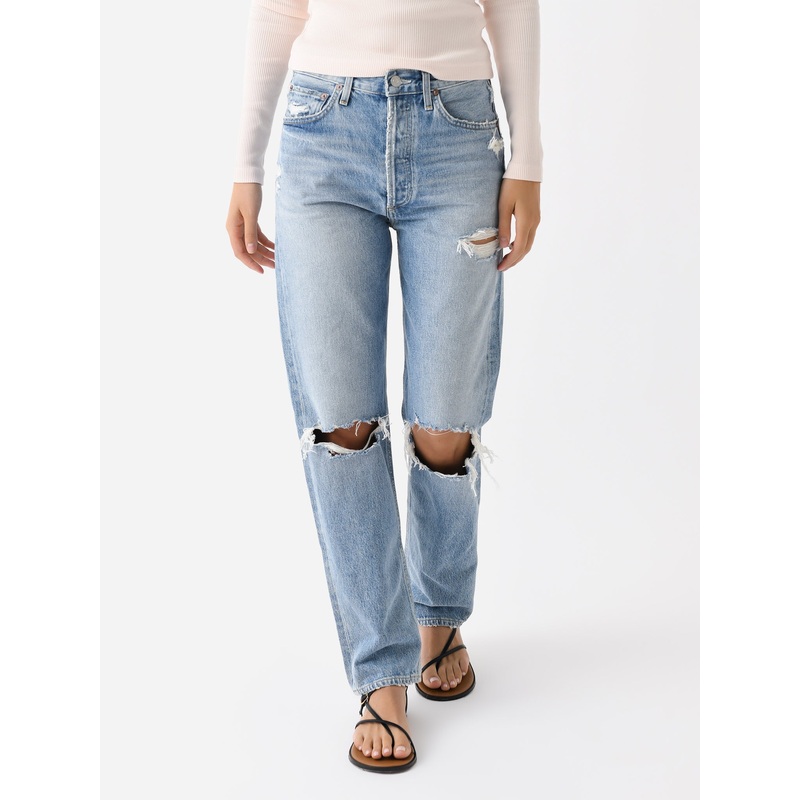 Agolde Women’s 90s Mid Rise Straight Jean