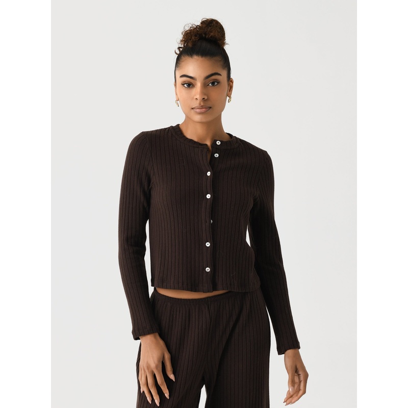 DONNI. Women’s The Sweater Rib Cardi