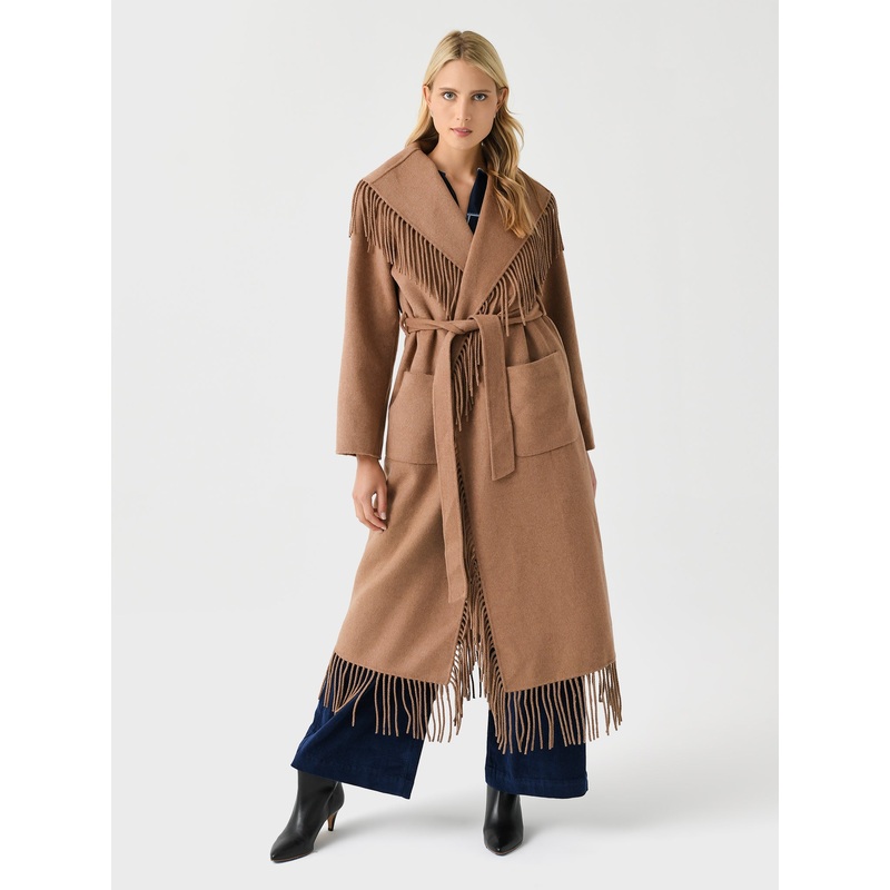 Simkhai Women’s Carrie Fringe Robe Coat