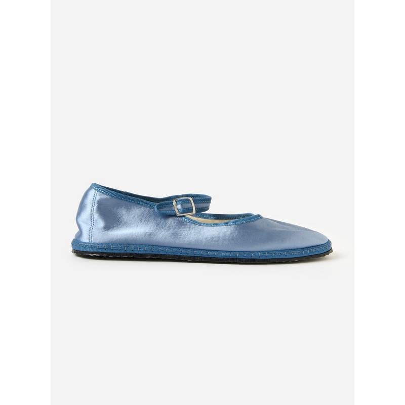 Vibi Venezia Women’s Mary Jane Silk Furlana Flat