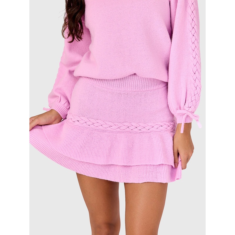 Cake For Dinner Girls’ Rylan Braided Knit Skirt