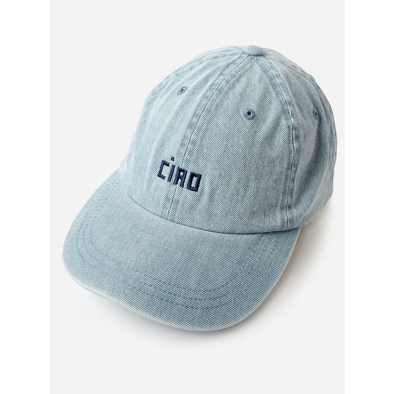 Clare V. Women’s Baseball Hat|O/S|LIGHT DENIM W/ NAVY EMBROIDERED
