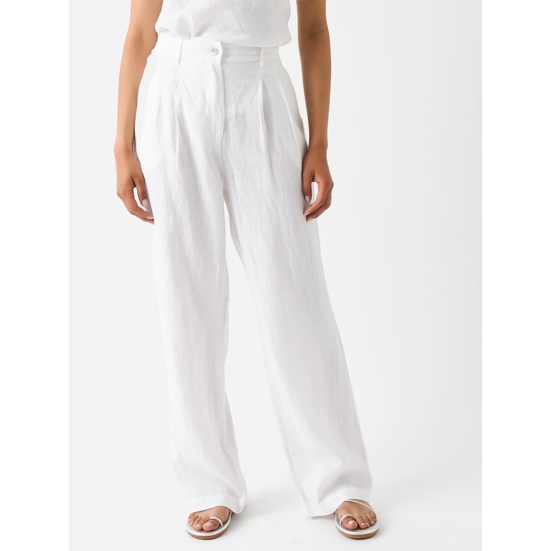 DONNI. Women’s The Linen Pleated Pant
