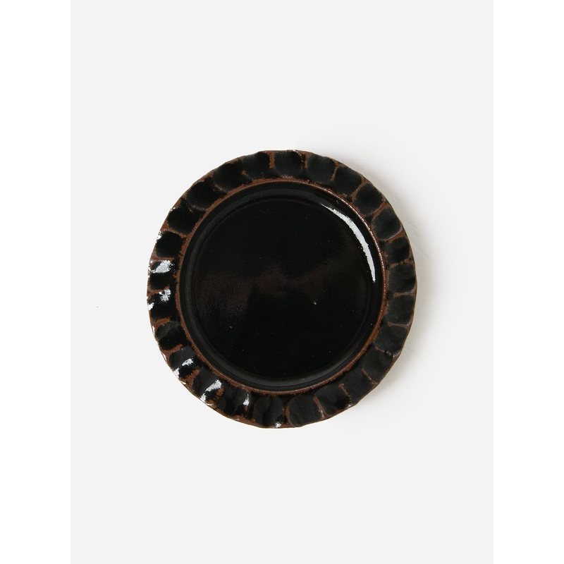 Hibi Tamba Incense Tray|O/S|ROUND BLACK